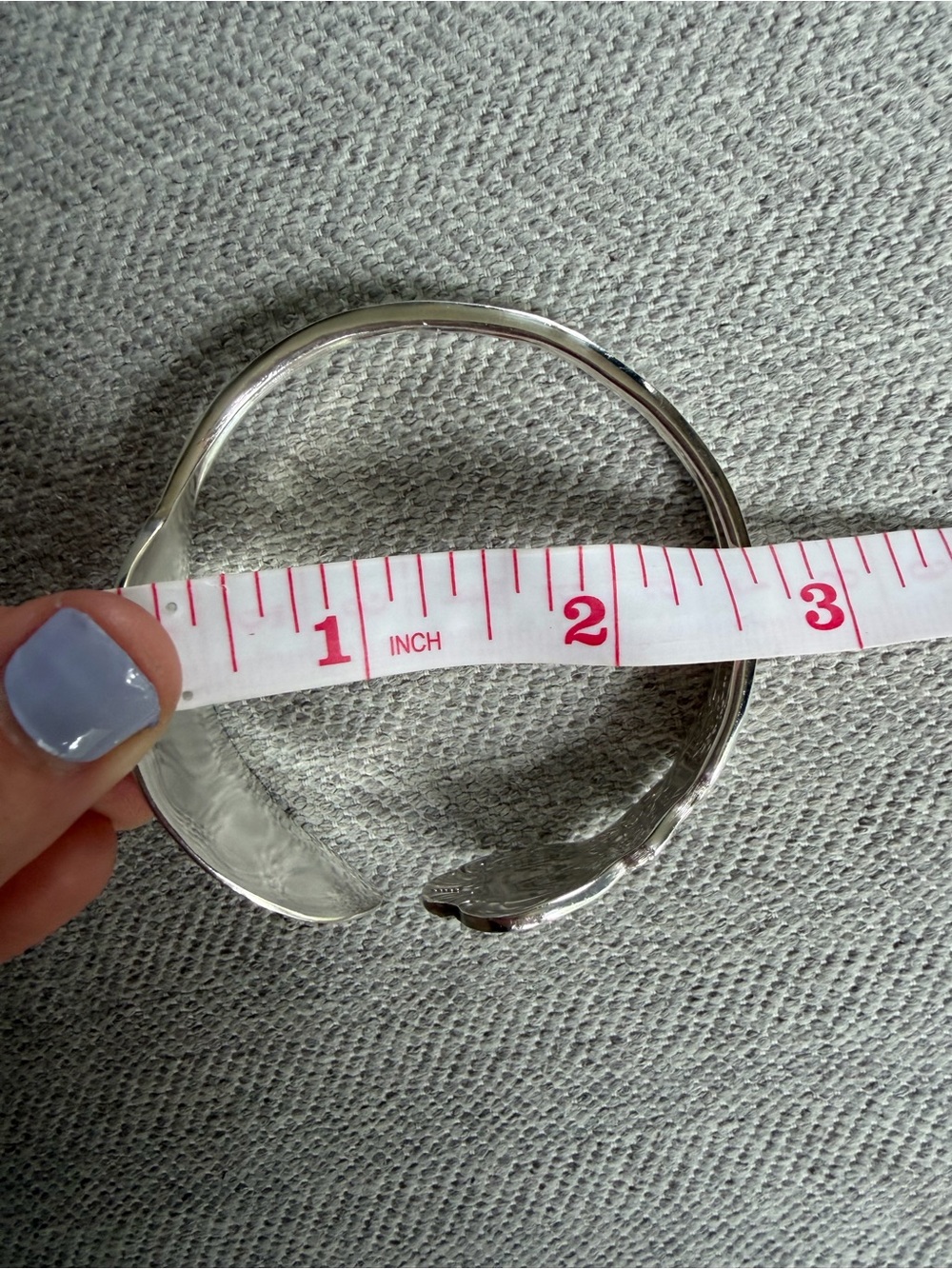 Silverware Bangle Bracelet - Picture 8 of 9